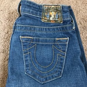 True Religion straight leg size 25